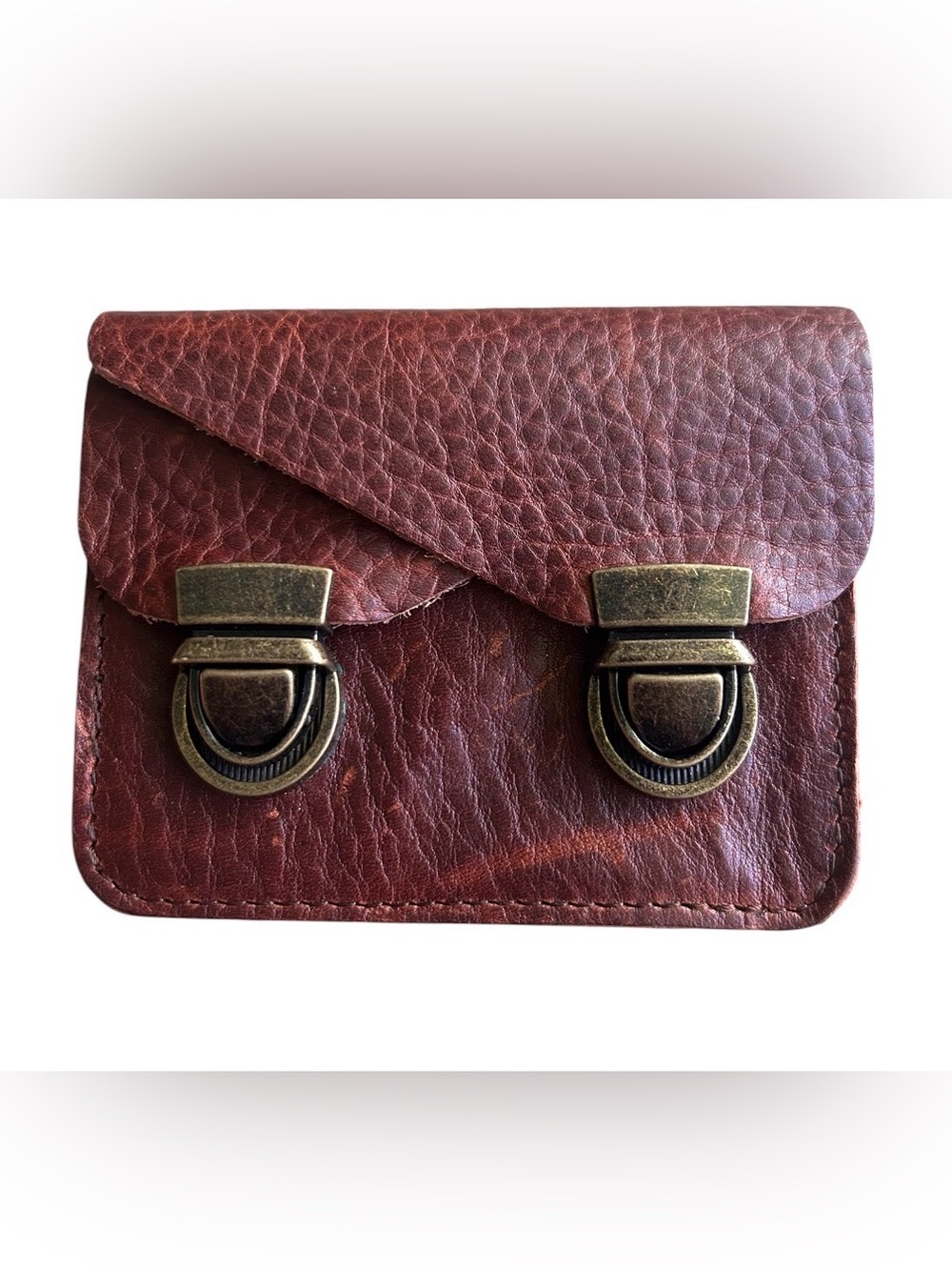 DULUTH Trading Company Women’s Lifetime Leather Accordion Wallet/ Brown